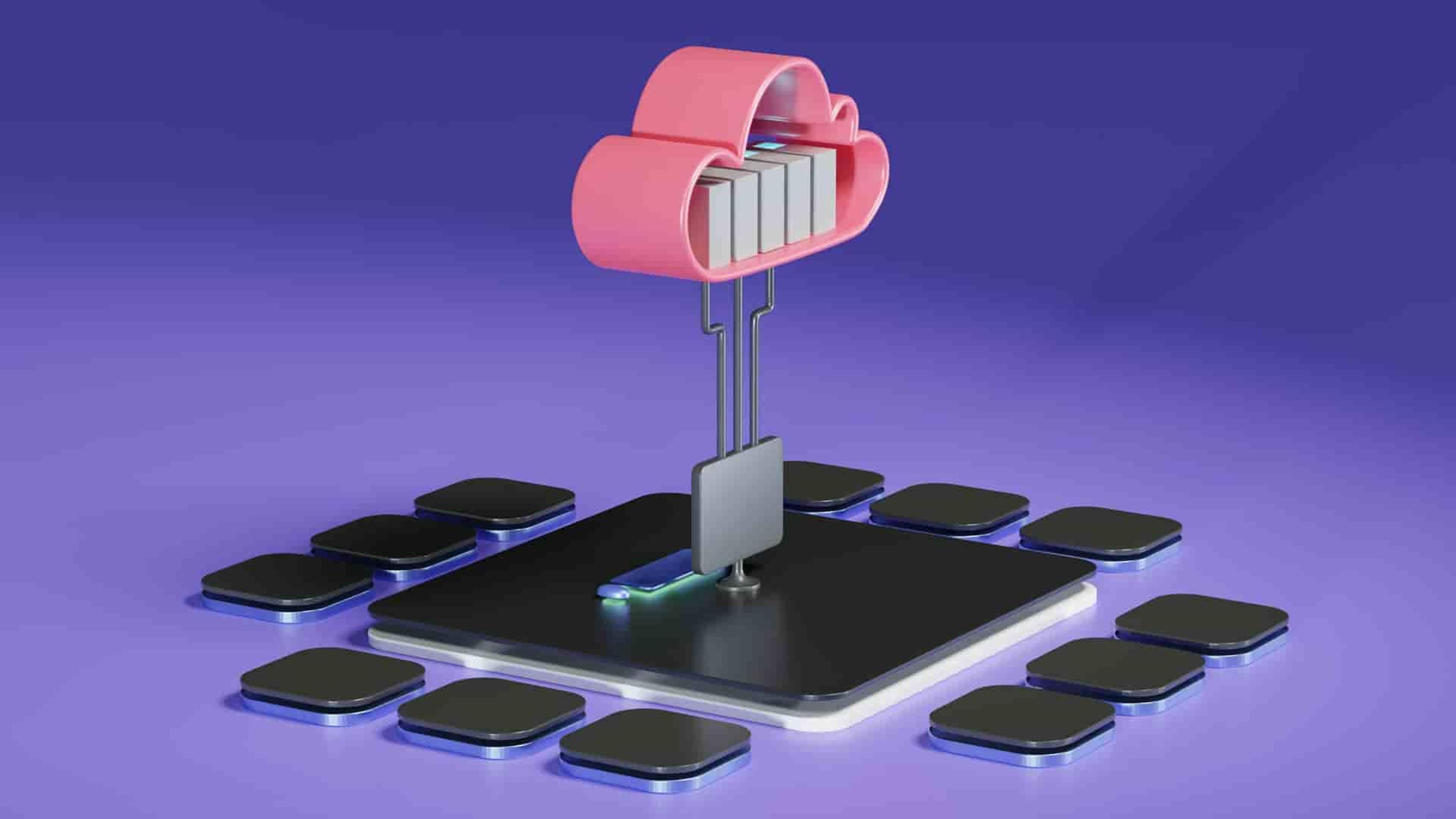 Cloud Computing Solutions for Scalable Businesses illustration